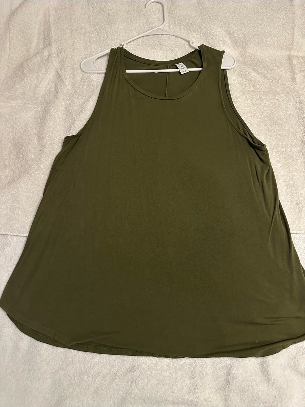 Women’s Olive Green Sleeveless Tank Top